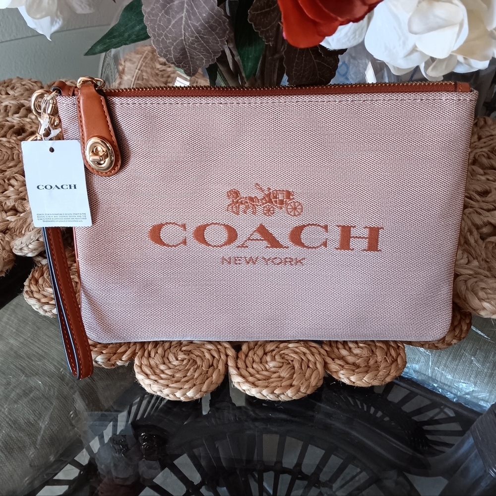 COACH Cream & Tan